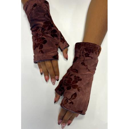 Mitaines d'hiver Reversibles Fleurs D'orangers