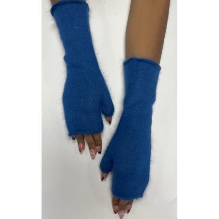 mitaines-manchons-laine-angora-bleu-royal