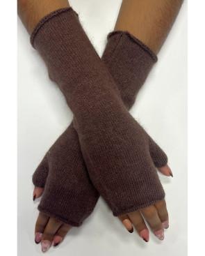 mitaines-manchons-laine-angora-Marron