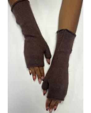 mitaines-manchons-laine-angora-Marron-2