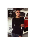 Chemise laine et soie col Dentelle