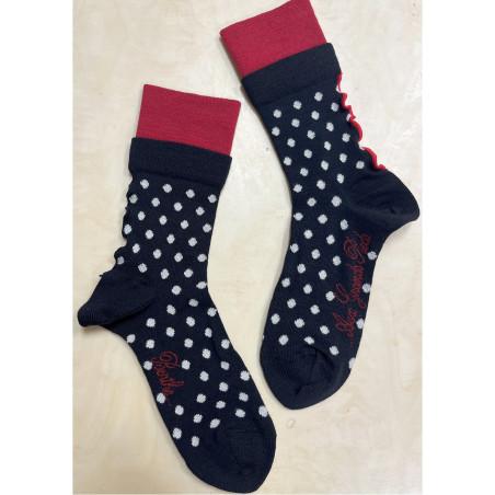 chaussettes-Berthe-aux-grands-pieds-Dots-noirs-et-blancs