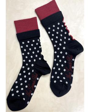 Chaussettes Berthe aux Grands Pieds Laine Polka Dots