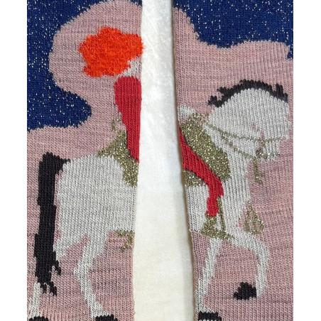 Chaussettes Berthe aux Grands Pieds Laine La cavalière