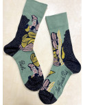 Chaussettes Berthe aux Grands Pieds Laine Sur un lagon