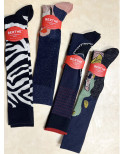 Assortiment Mi bas Berthe aux grands pieds laine poétique safari Assortiment Mi bas Berthe aux grands pieds laine poétique safari