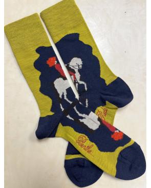 Chaussettes Berthe aux grands Pieds laine Homme la cavalière rousse