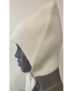 bonnet-de-loup-laine-angora-cordon-ivoire-profil