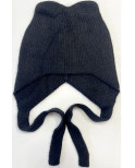 Bonnet de Loup Angora Noir