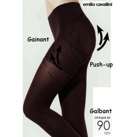 Collant Super Opaque 3 D push up