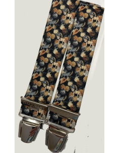 Bretelles Dagobert à L'envers Savane Félin