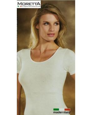 T-Shirt Moretta en Laine et soie