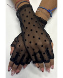 Mitaines Tulle chic Plumetis Caprices