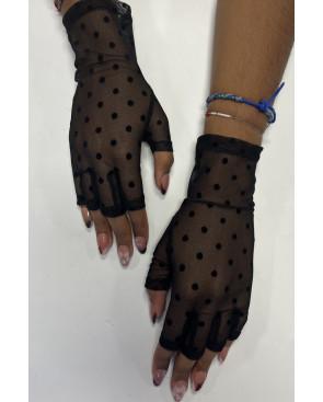Mitaines Tulle chic Plumetis Caprices