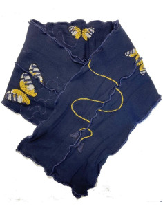 Echarpe Berthe Aux grands Pieds envol de papillons