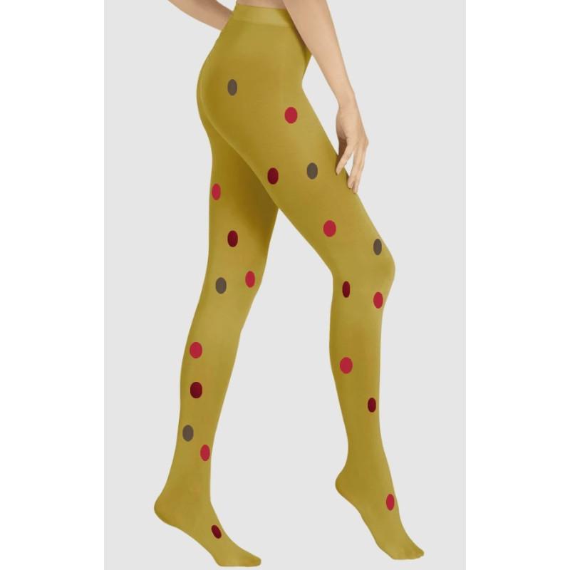 Collant Kiwi à Pois Sakura Voila