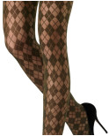 Collant Emilio Cavallini losanges Chics Mousse Collant Emilio Cavallini losanges Chics Mousse