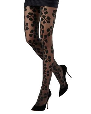 COLLANT-Emilio-Cavallini-5-Pétales-noir