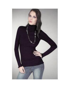 T-shirt ML col montant Moretta