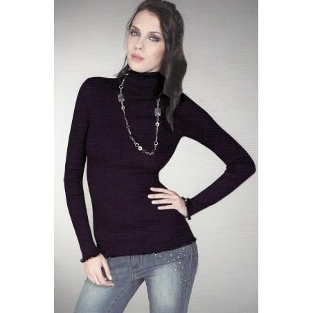 T-shirt ML col montant Moretta