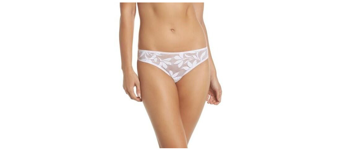 Slip Epure de Lise Charmel Dentelle Tulipe blanc