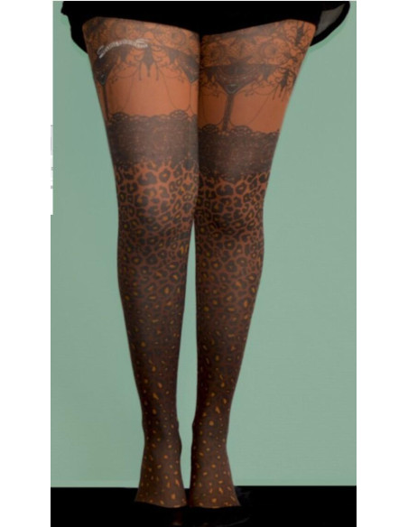 collant Marieantoilette LEOPARDOoo