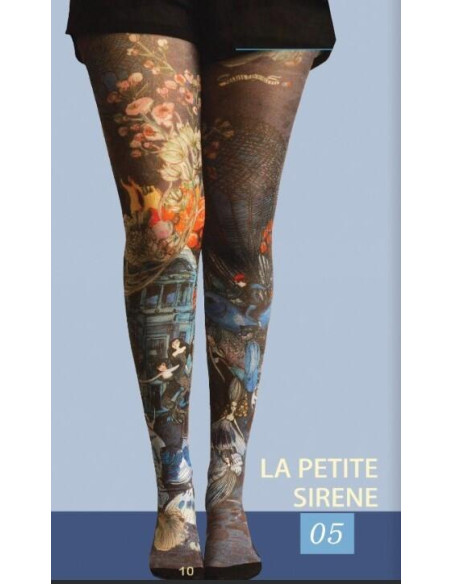 Collant imprimé la petite Siréne Marieantoilette