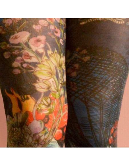 Collant imprimé la petite Siréne Marieantoilette détail haut