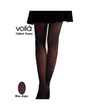 collant jolies Roses brillantes voilà