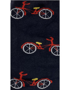 chaussettes Fantaisie velos rouges 2