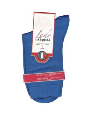  Chaussettes Labonal Laine intérieure coton bleu super hero