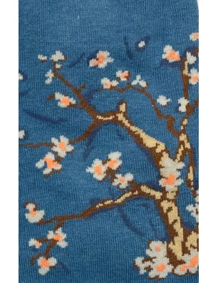 Amandier en fleurs D'apès V Gogh version chaussettes