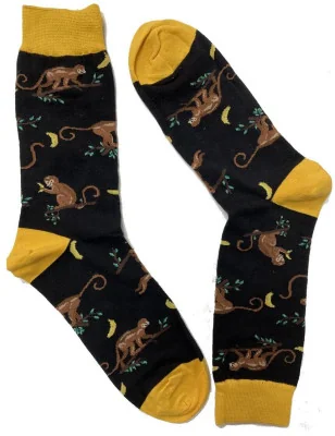 chaussettes Ludiques fan de chimpanzés