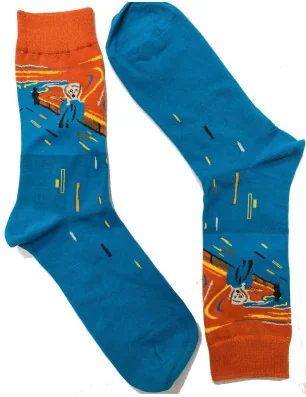 chaussettes Artistes Illustres le cri de Munch