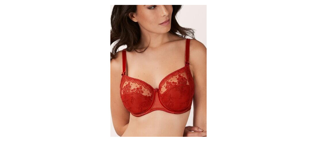 Soutien gorge Empreinte classique Ellen 7211 rouge toscan
