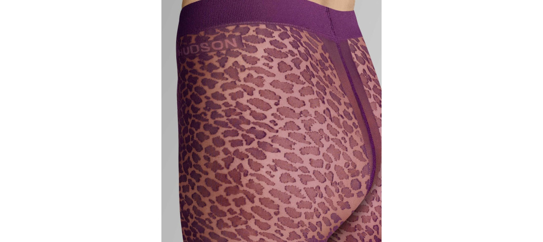 Collant Leopard Sauvage Hudson détail élastique