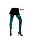 Collant Hyd Piper Jade motif vintage