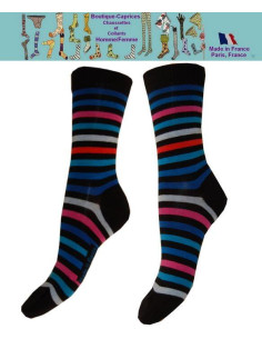 Chaussettes Rayures Bleues Rykiel Les petits Caprices