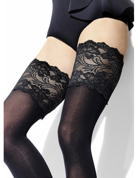 Bas Top Platino Opaque jarretière dentelle