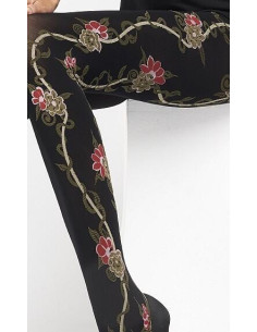 Collant Platino Astral en Fleurs 2