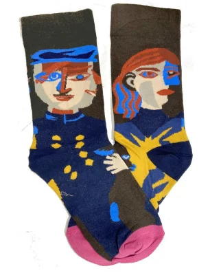 Chaussettes Portrait de Picasso Les Petits Caprices