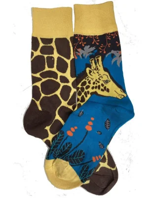 Chaussettes Girafes Asymétriques