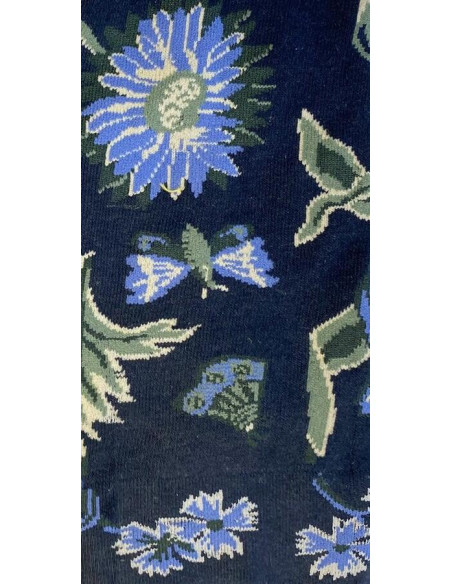 Chaussettes Bouquets de Bleuets Les petits caprices
