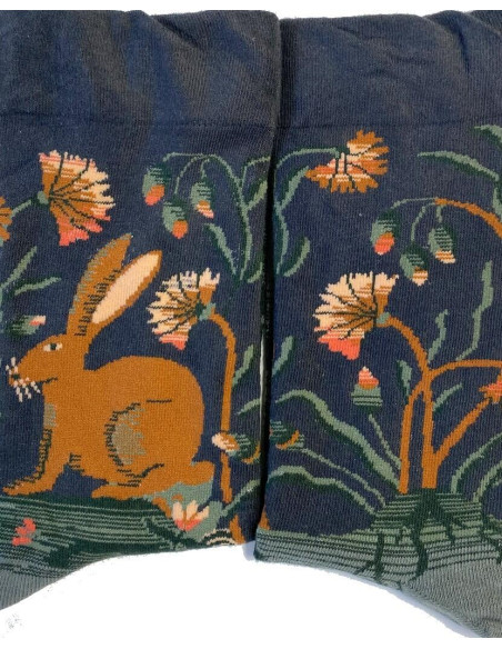 Chaussettes Lapins et son terrier Les Petits Caprices