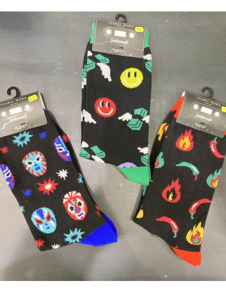 Trio de Chaussettes Ludique De Catch