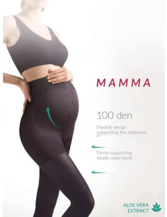 Collant Maternité 100 Den Mamma collant de grossesse 2