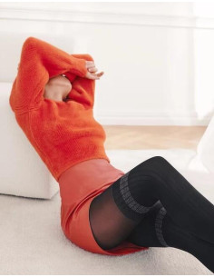 Collant Cuissarde Effet JAmbière noir