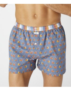 Coffret Caleçon pur coton Achile Vespa