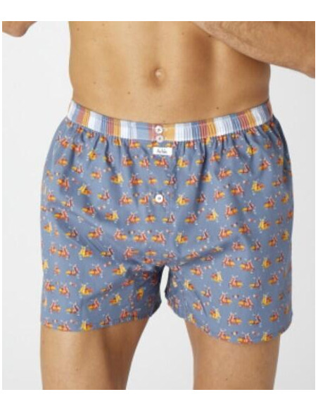 Coffret Caleçon pur coton Achile Vespa