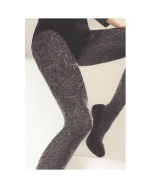  Collant Dentelle  Fumée Florale Gabriella détail
